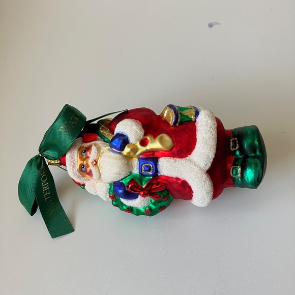 Vintage Waterford Holiday Heirloom Ornament:  Limited 1st Edition, Santa Series, - Picture 10 of 14
